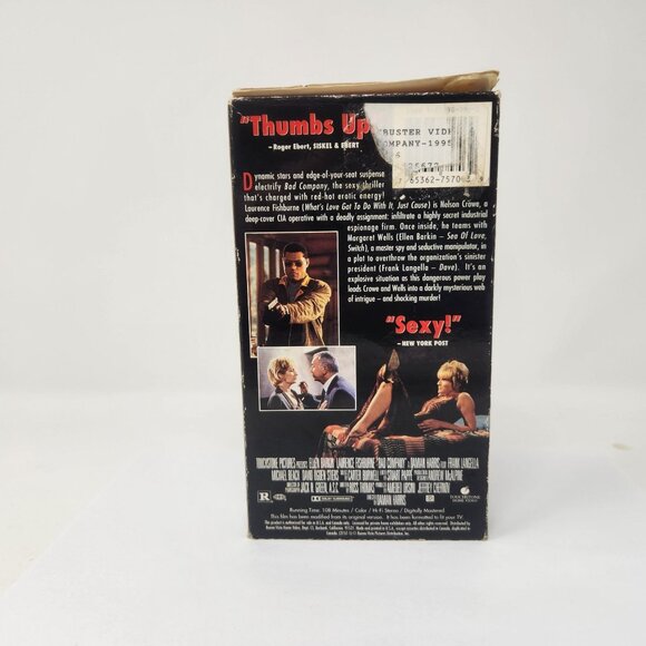 Bad Company VHS 1995 Movie Starring Ellen Barkin & Laurence Fishburne (vhs) - Picture 2 of 7